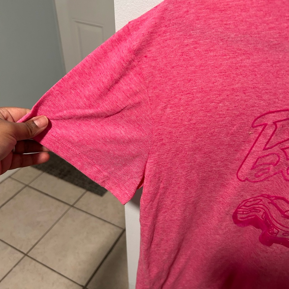 Barbie Pink Short Sleeve Tee with Tone-on-Tone Graphic - Picture 3 of 3